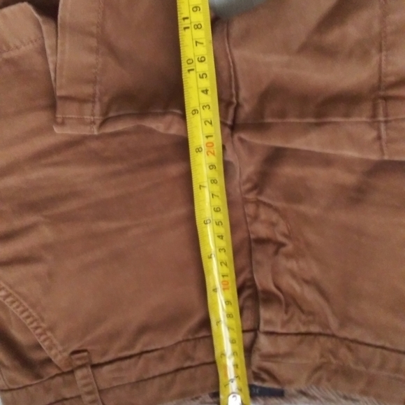 J.Crew CHINO khaki hi Rise Short Cotton boho‎ tan - Picture 3 of 9